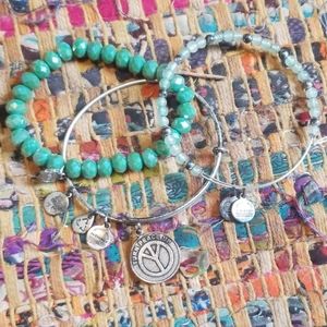 Alex and Ani bracelet set